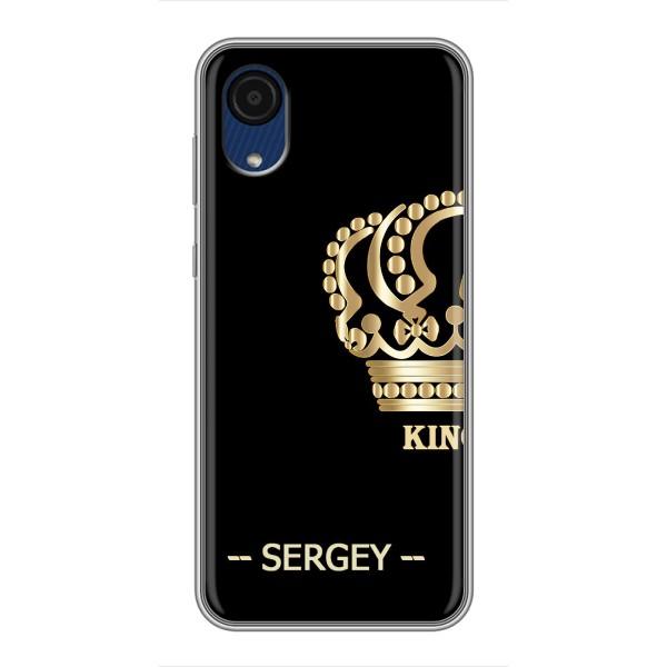Чехлы с мужскими именами для Samsung Galaxy A03 Core – SERGEY