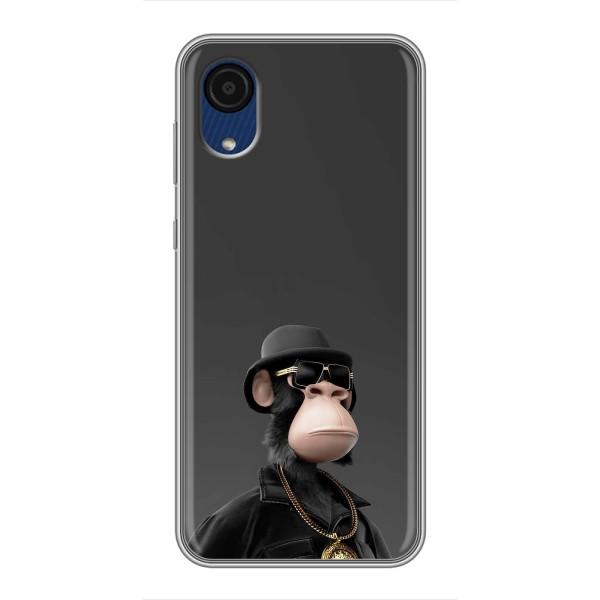 Чехлы с Обезьянами NFT для Samsung Galaxy A03 Core (AlphaPrint) – Обезьяна NFT