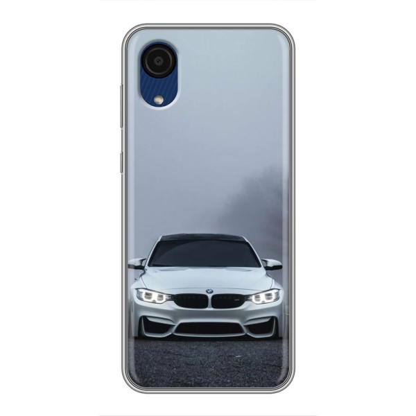 Чехол BMW для Самсунг А03 Кор – БМВ в тумане