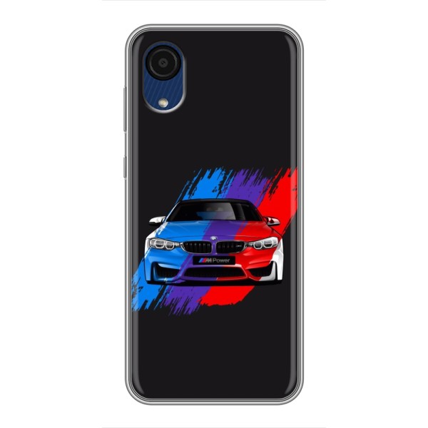 Чехол BMW для Самсунг А03 Кор – Цветная БМВ