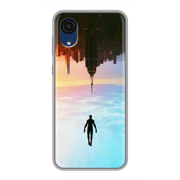 Чохол з людиною павуком для Samsung Galaxy A03 Core - (AlphaPrint) – Людина павук