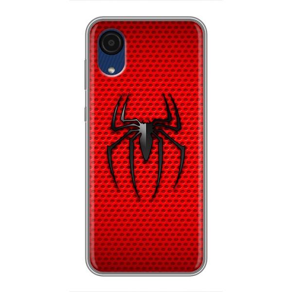 Чохол з людиною павуком для Samsung Galaxy A03 Core - (AlphaPrint) – Павук Марвел