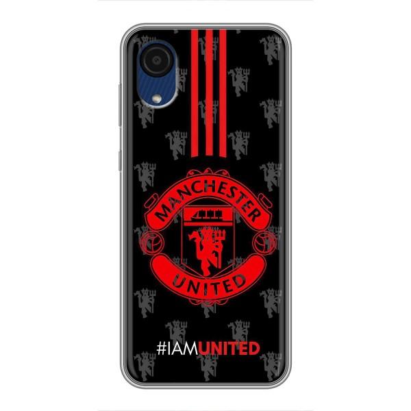 Чохол Манчестер Юнайтед для Samsung Galaxy A03 Core (AlphaPrint) – лого МЮ