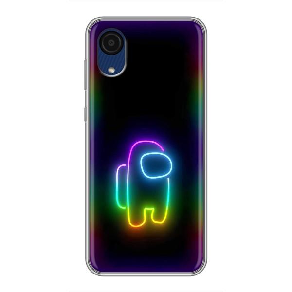 Чехол Амонг Ас для Samsung Galaxy A03 Core (AlphaPrint) – Яркий скин