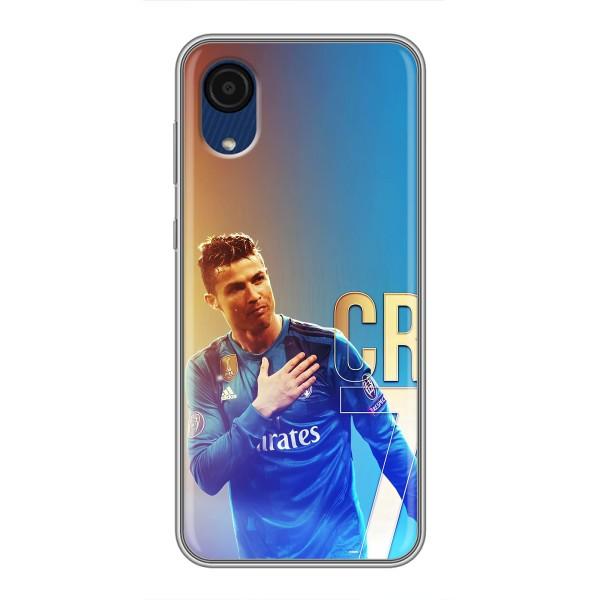 Чехол Криштиану Роналду для Samsung Galaxy A03 Core (AlphaPrint) – CR7 Real