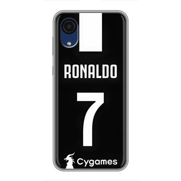 Чехол Криштиану Роналду для Samsung Galaxy A03 Core (AlphaPrint) – RONALDO 7