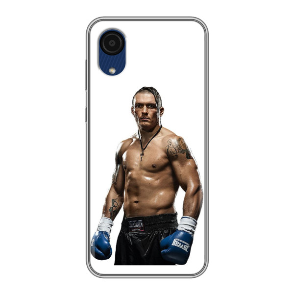 Чохол з картинкою Олександр Усик для Samsung Galaxy A03 Core – Усик на білому