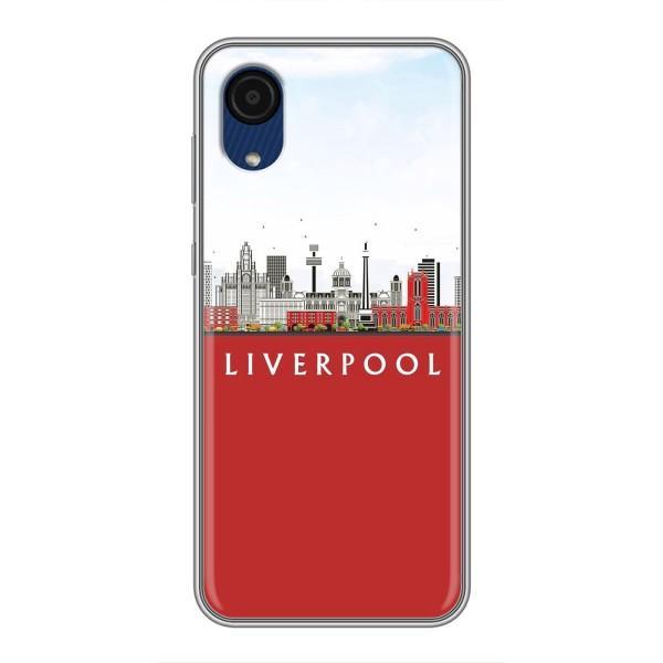 Чехол с картинкой ФК Ливерпуль на Самсунг А03 Кор – Город Liverpool