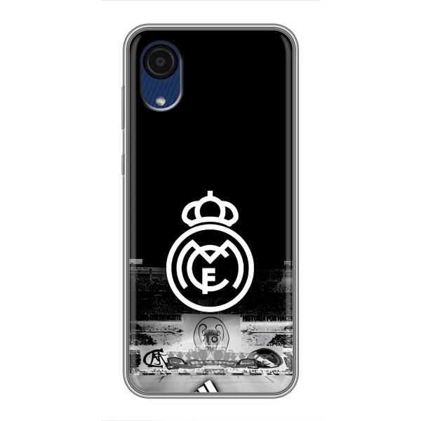 ФК Реал Мадрид чехлы для Samsung Galaxy A03 Core (AlphaPrint) – эмблема Реал Мадрид