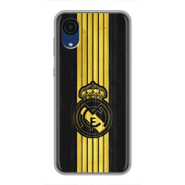 ФК Реал Мадрид чехлы для Samsung Galaxy A03 Core (AlphaPrint) – фон Реал Мадрид