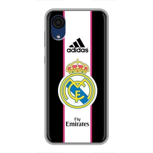 ФК Реал Мадрид чехлы для Samsung Galaxy A03 Core (AlphaPrint) – лого Real Madrid