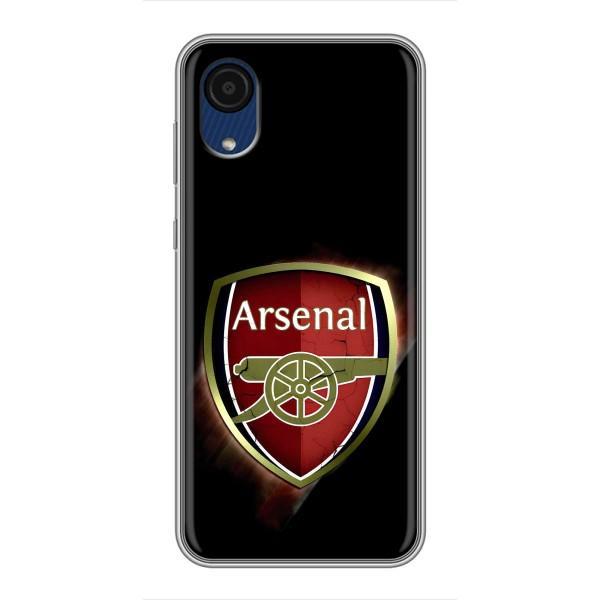 Чохли для Samsung Galaxy A03 Core (VPrint) - ТОП ФК – Арсенал Лондон