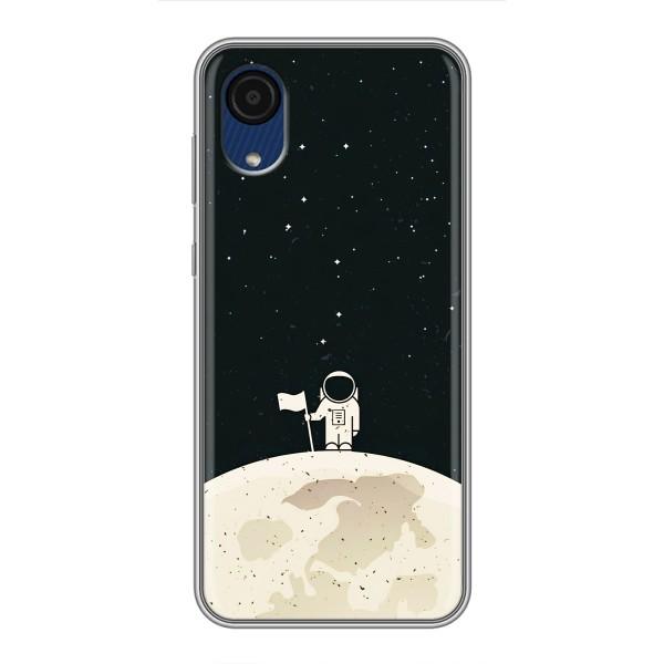 Космические Чехлы для Самсунг А03 Кор (VPrint) – На луне