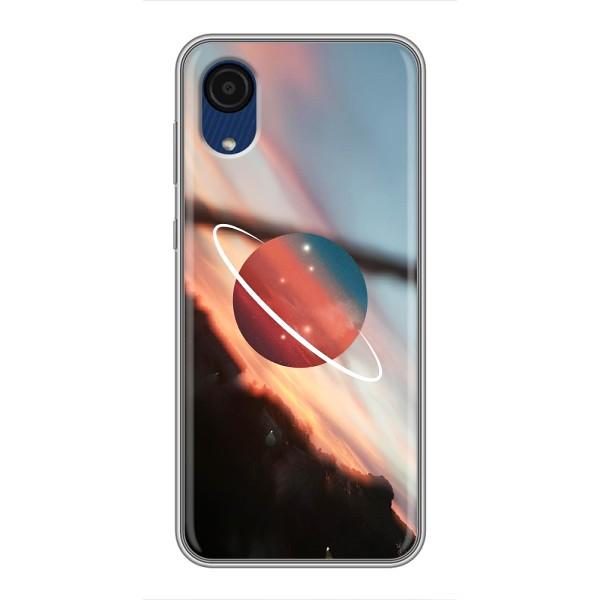 Космические Чехлы для Самсунг А03 Кор (VPrint) – Сатурн