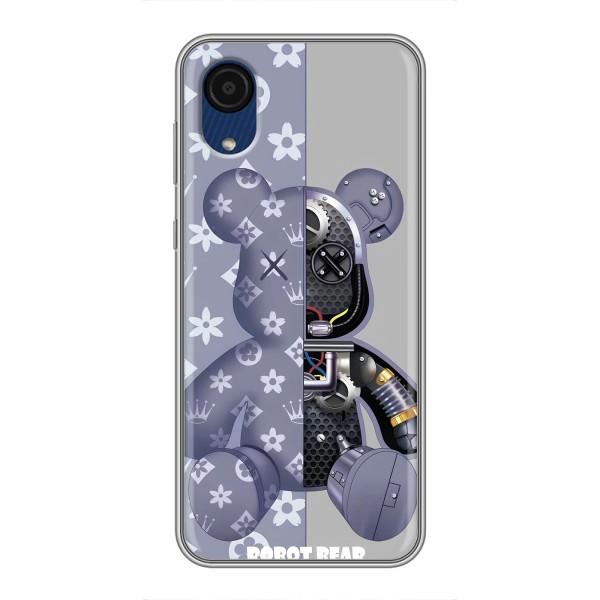 Силіконовий чохол для Samsung Galaxy A03 Core – Ведмідь Louis Vuitton