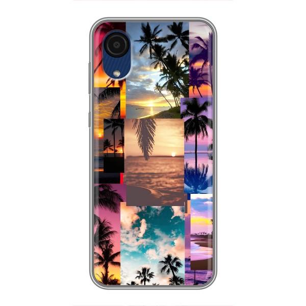 Силиконовый чехол с КАРТИНКАМИ лето для Samsung Galaxy A03 Core (AlphaPrint) – Летний отпуск