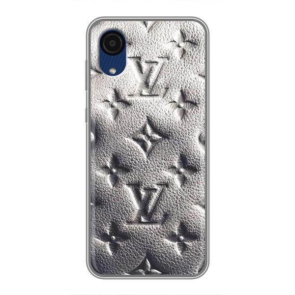 Текстурный Чехол Louis Vuitton для Самсунг А03 Кор – Бежевый ЛВ