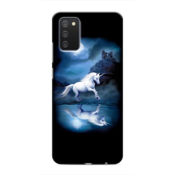 Чехол для Самсунг А03с - (Единорожки - Новинки) (AlphaPrint) – Единорог
