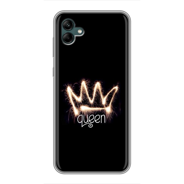 Чехол (Корона на чёрном фоне) для Самсунг Гелексі А04 – Корона