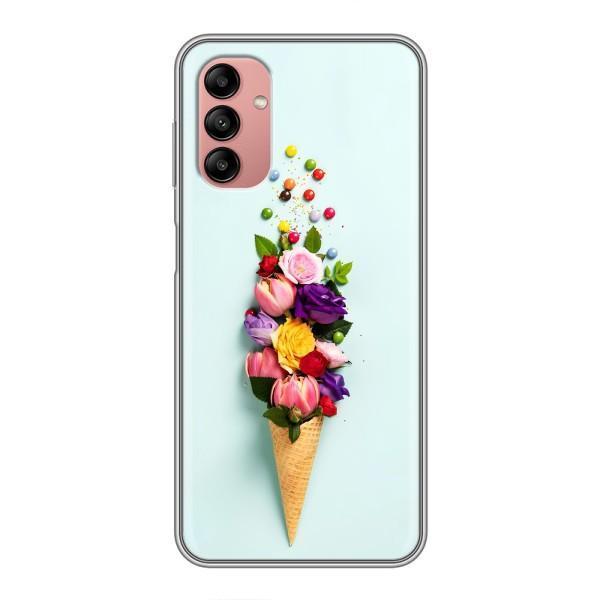 Чехлы с тематикой "ЦВЕТЫ" на Samsung Galaxy A04s – Цветок-мороженное
