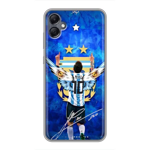 Чохли для Samsung Galaxy A05 (Leo чемпіон) (AlphaPrint) – Мессі збірна