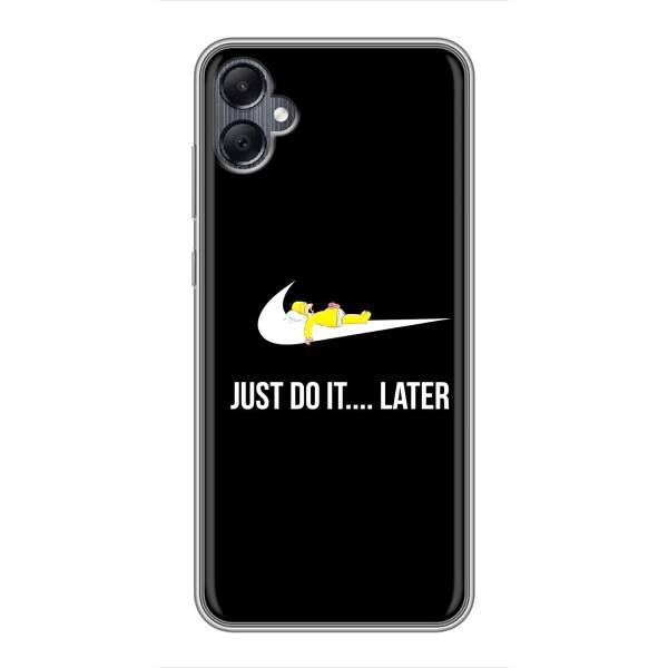 Чехол с логотипом Найк на Samsung Galaxy A05 – Nike just do it