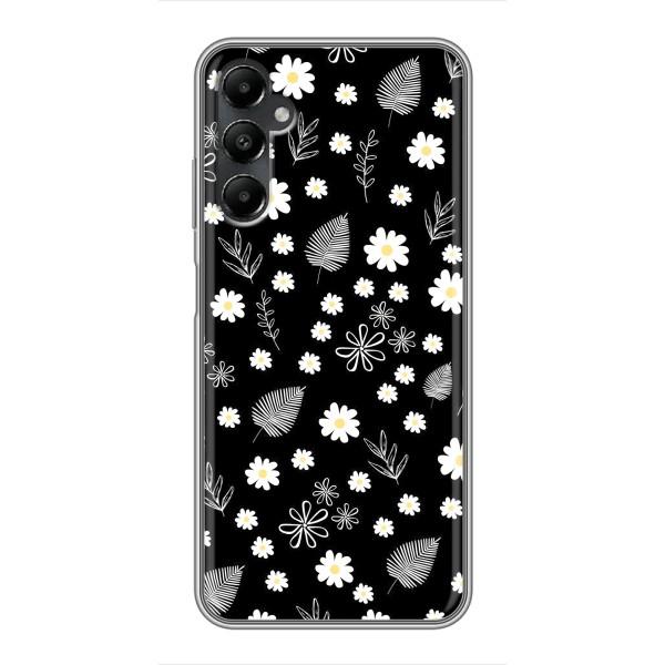 Чехлы с тематикой "ЦВЕТЫ" на Samsung Galaxy A05s – цветение на чорном