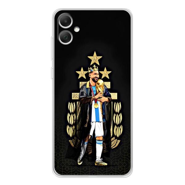 Чехлы для Samsung Galaxy A06 (Leo чемпион) (AlphaPrint) – Месси Король