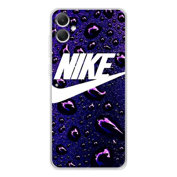 Чехол с логотипом Найк на Samsung Galaxy A06 – Найк на фиолетовом