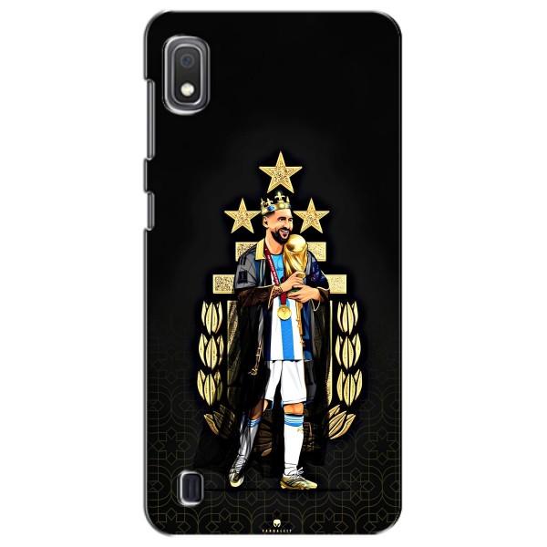 Чехлы для Samsung Galaxy A10 2019 (A105F) (Leo чемпион) (AlphaPrint) – Месси Король