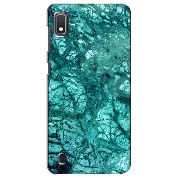 Мраморный чехол на Samsung Galaxy A10 2019 (A105F) (VPrint) – Зеленый мрамор
