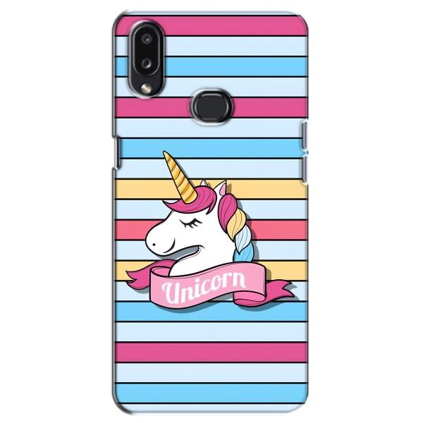 Чехол для Самсунг А10с - (Единорожки - Новинки) (AlphaPrint) – Unicorn