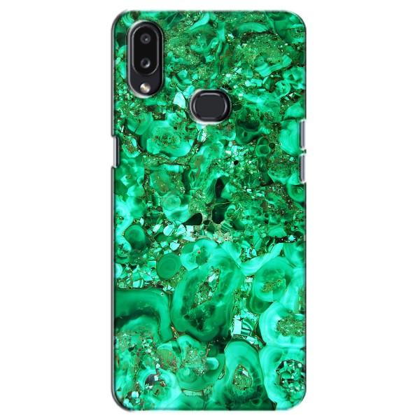 Мраморний чехол на Samsung Galaxy A10s (A107) (VPrint) – Салатовий Мрамор