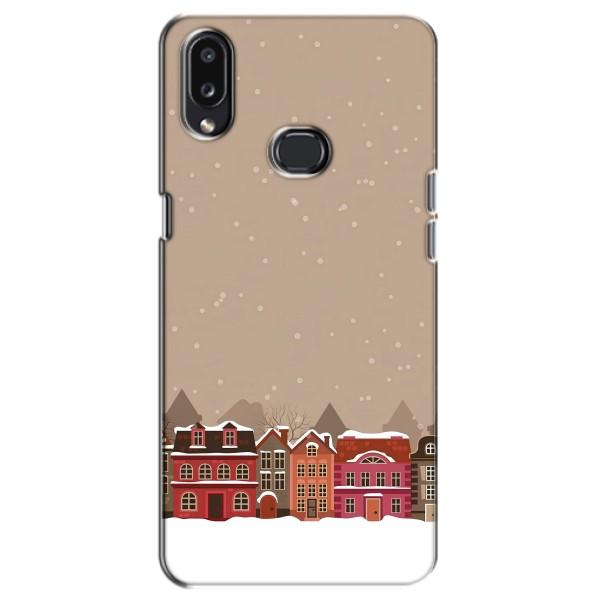 Новорічні, Святкові Чохли для Samsung Galaxy A10s (A107) - 2024 год – Зимове місто