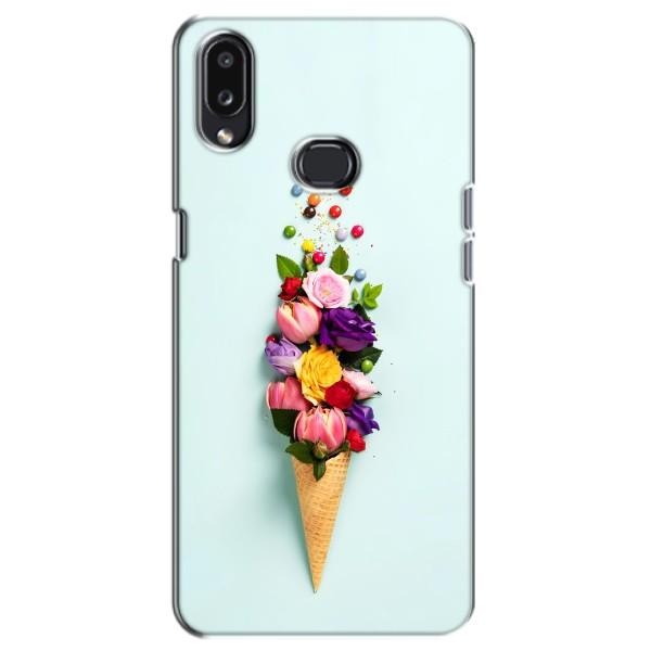 Чохли з тематикою "КВІТИ" на Samsung Galaxy A10s (A107) – Квітка-морозиво