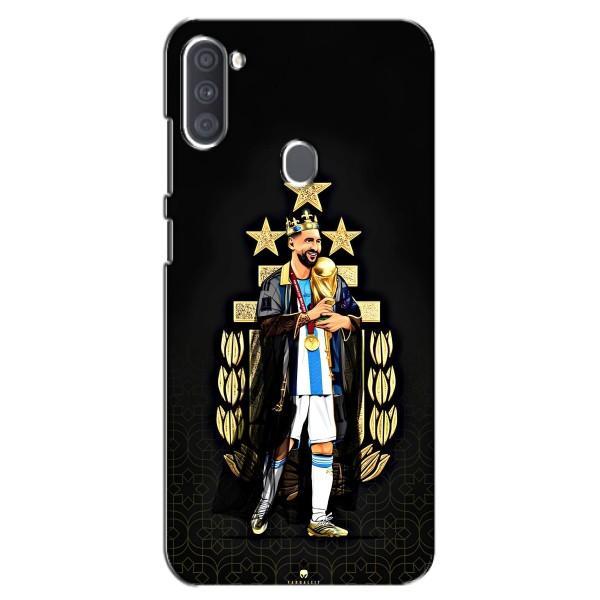 Чехлы для Samsung Galaxy A11 (A115) (Leo чемпион) (AlphaPrint) – Месси Король