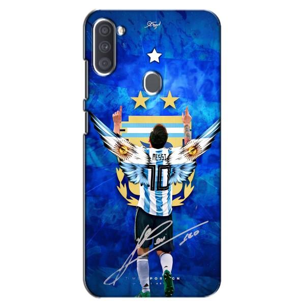 Чехлы для Samsung Galaxy A11 (A115) (Leo чемпион) (AlphaPrint) – Месси сборная