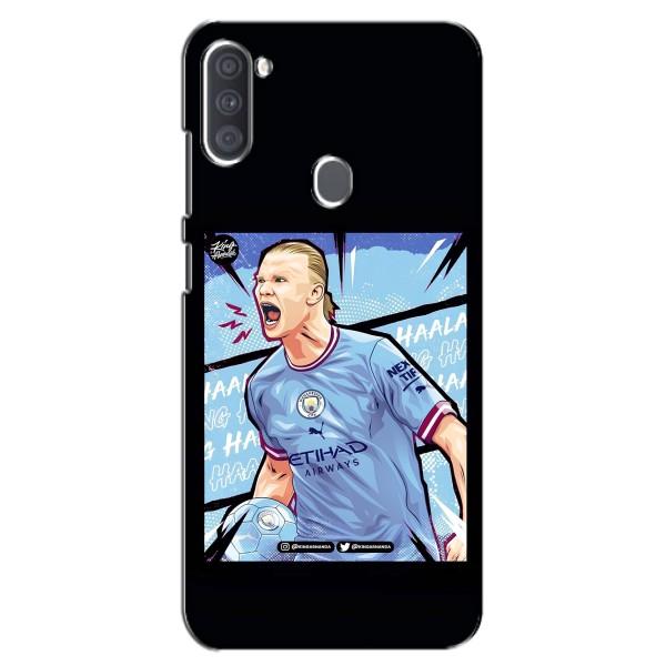 Чехлы с футболистом Ерлинг Холанд для Samsung Galaxy A11 (A115) (AlphaPrint) – гол Эрлинг Холланд