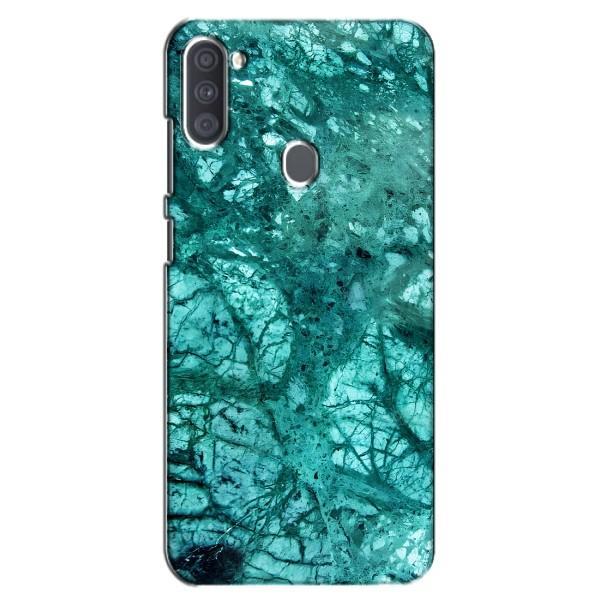 Мраморный чехол на Samsung Galaxy A11 (A115) (VPrint) – Зеленый мрамор