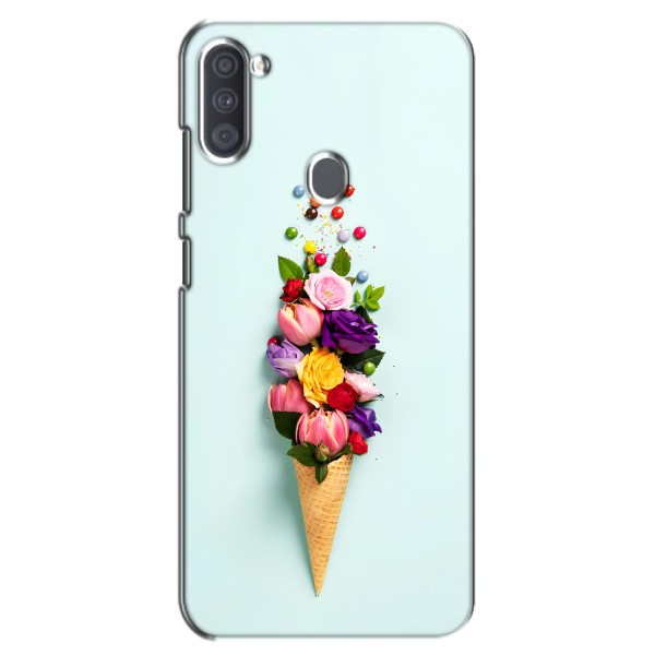 Чохли з тематикою "КВІТИ" на Samsung Galaxy A11 (A115) – Квітка-морозиво