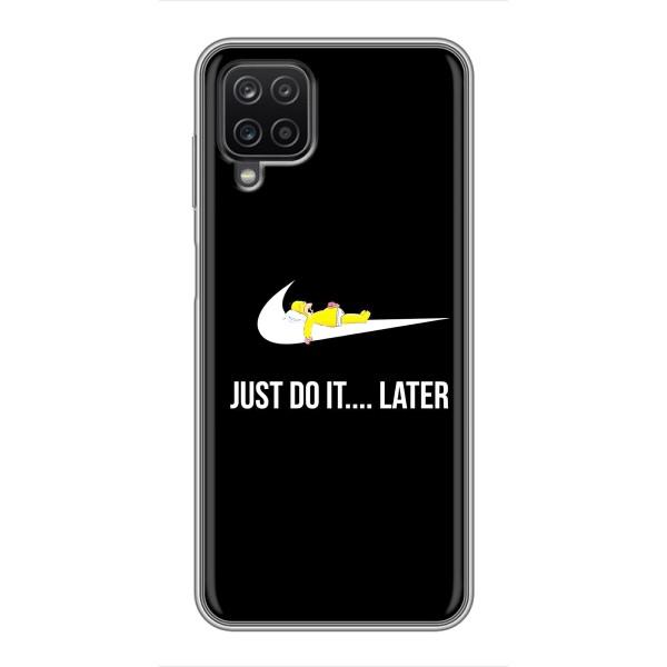 Чехол с логотипом Найк на Samsung Galaxy A12 – Nike just do it