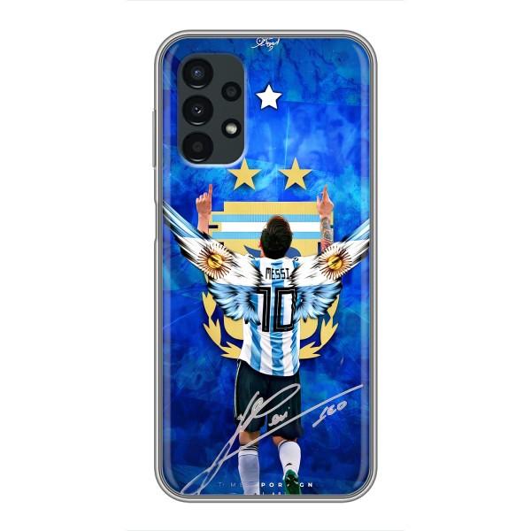 Чохли для Samsung Galaxy A13 (4G) (Leo чемпіон) (AlphaPrint) – Мессі збірна