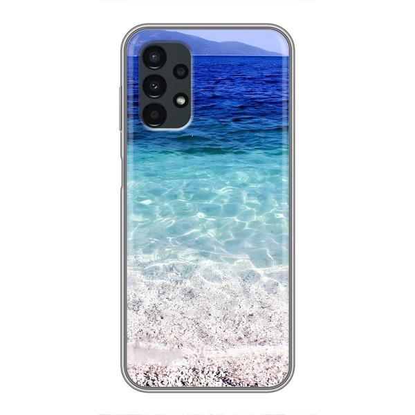 Силиконовый чехол с КАРТИНКАМИ лето для Samsung Galaxy A13 (4G) (AlphaPrint) – Море