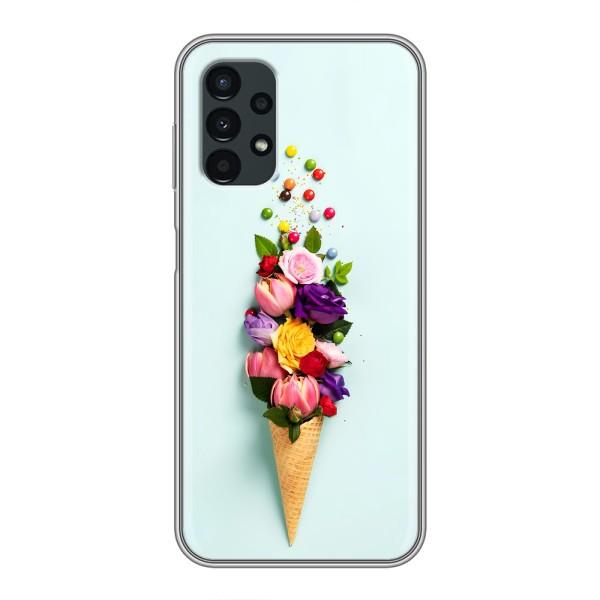 Чохли з тематикою "КВІТИ" на Samsung Galaxy A13 (5G) – Квітка-морозиво