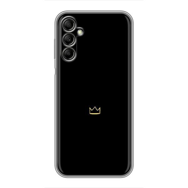 Чохол (Корона на чорному фоні) для Самсунг Галаксі А14 (5G) – Міні корона