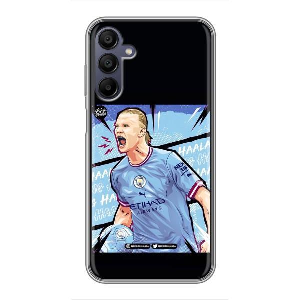 Чехлы с футболистом Ерлинг Холанд для Samsung Galaxy A15 (A155) (AlphaPrint) – гол Эрлинг Холланд