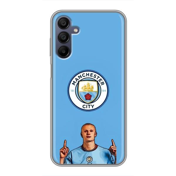 Чехлы с футболистом Ерлинг Холанд для Samsung Galaxy A15 (A155) (AlphaPrint) – Холанд Манчестер Сити
