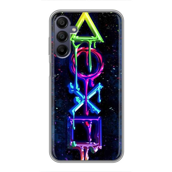 Чохли з тематикою Кіберспорт для Samsung Galaxy A15 (A155) (VPrint) – Pleystation лого