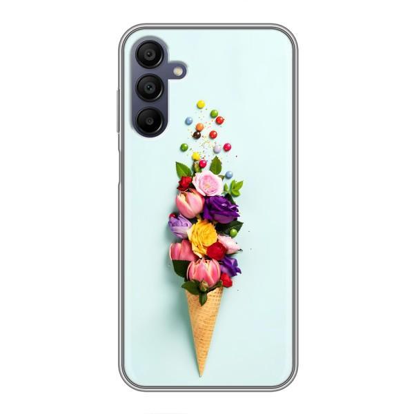 Чохли з тематикою "КВІТИ" на Samsung Galaxy A15 (A155) – Квітка-морозиво