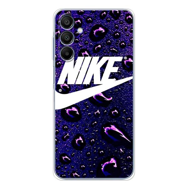 Чохол з логтипом Найк на Samsung Galaxy A16 5G – Найк на фіолетовому
